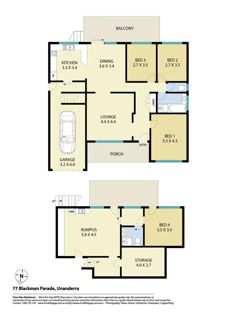 Floorplan of Homely house listing, 77 Blackman Parade, Unanderra NSW 2526