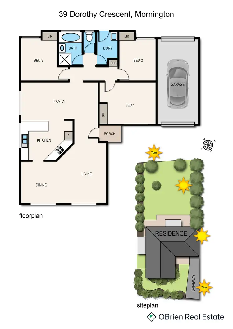 Floorplan of Homely house listing, 39 Dorothy Crescent, Mornington VIC 3931