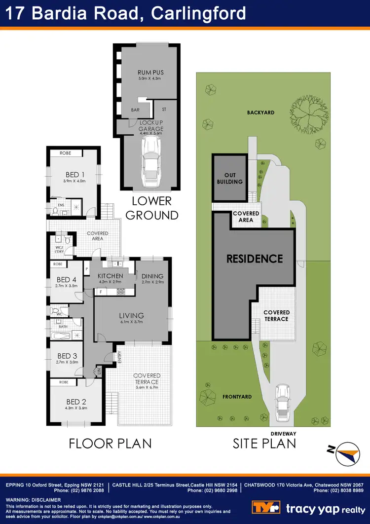Floorplan of Homely house listing, 17 Bardia Road, Carlingford NSW 2118