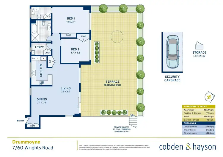 Floorplan of Homely apartment listing, 7/60 Wrights Road, Drummoyne NSW 2047
