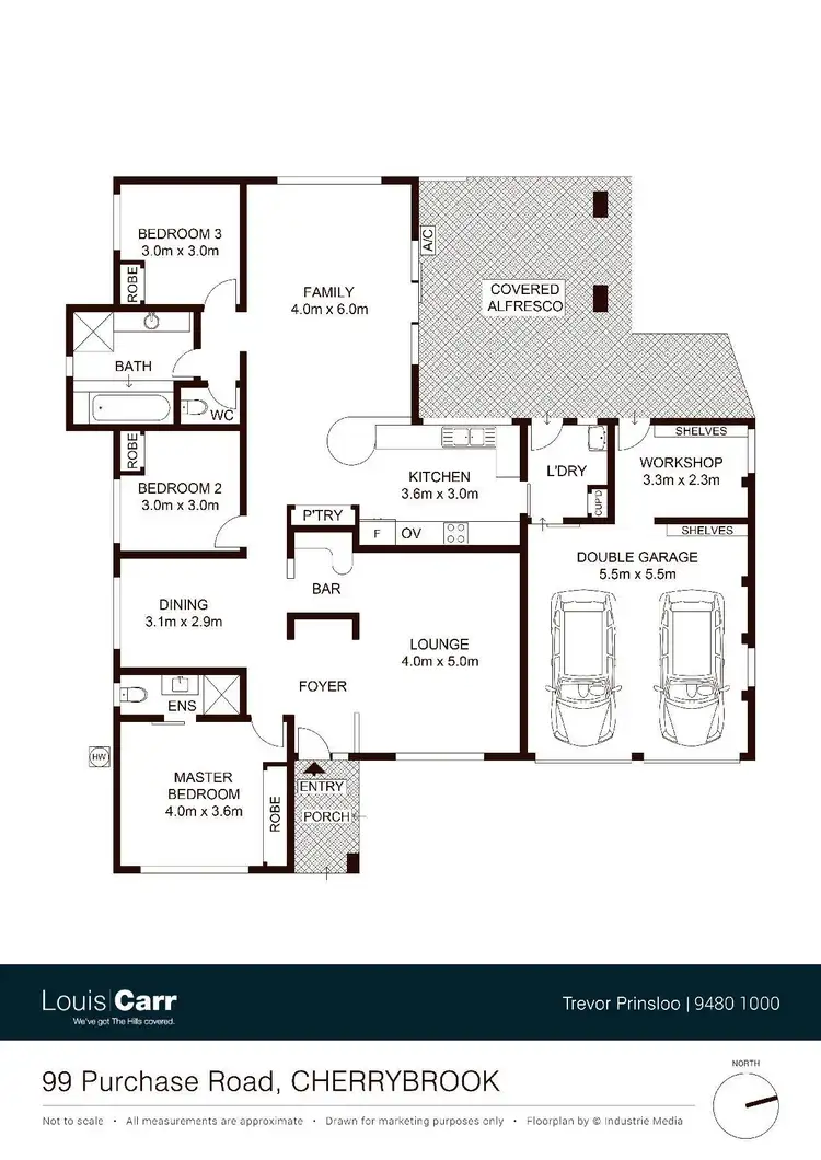 Floorplan of Homely house listing, 99 Purchase Road, Cherrybrook NSW 2126