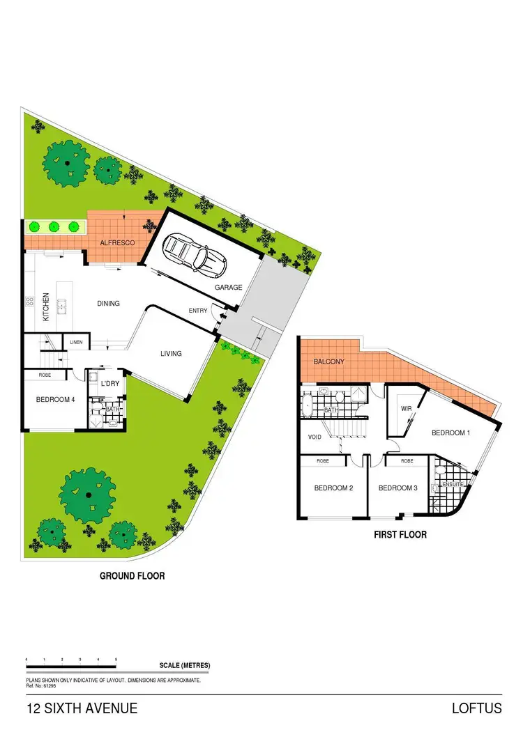 Floorplan of Homely semi-detached listing, 12A Sixth Avenue, Loftus NSW 2232