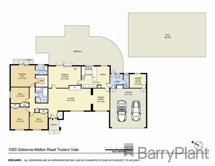 Floorplan of Homely house listing, 1093-1103 Gisborne-Melton Road, Toolern Vale VIC 3337