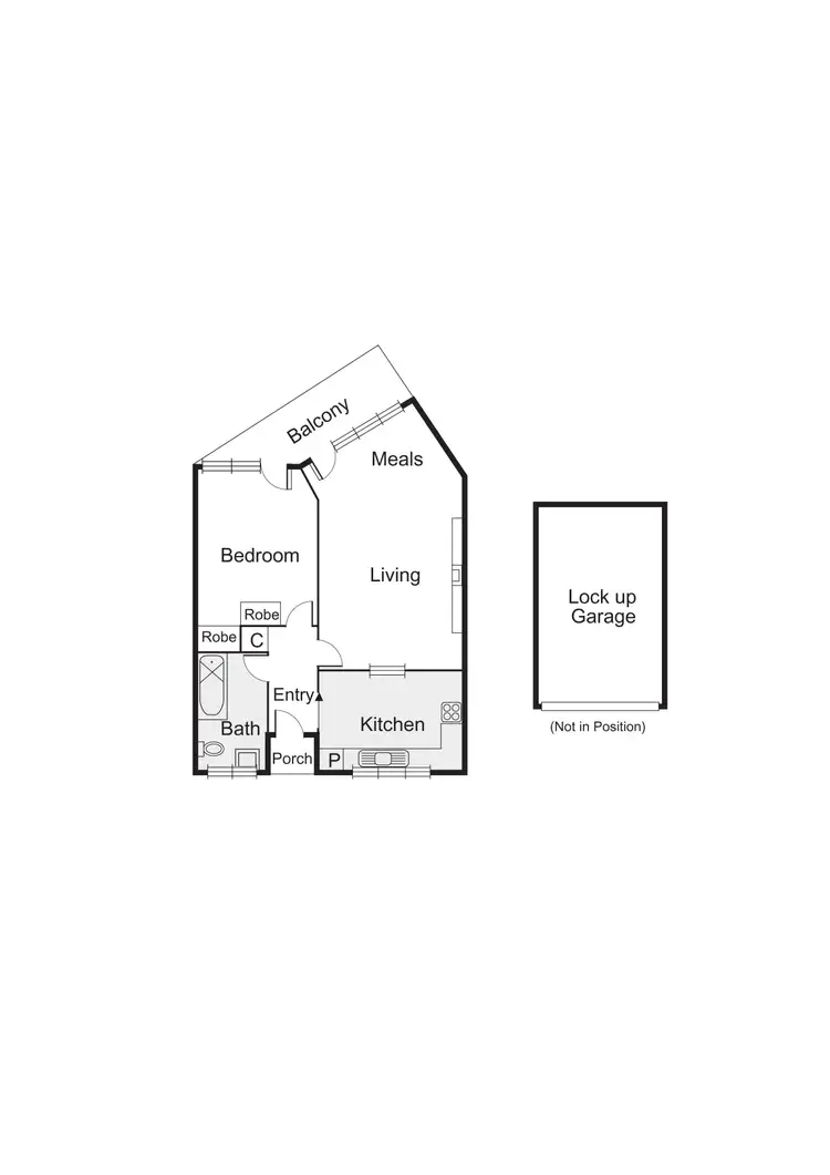 Floorplan of Homely apartment listing, 3/9 Dickens Street, Elwood VIC 3184