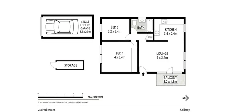 Floorplan of Homely apartment listing, 2/8 Park Street, Collaroy NSW 2097