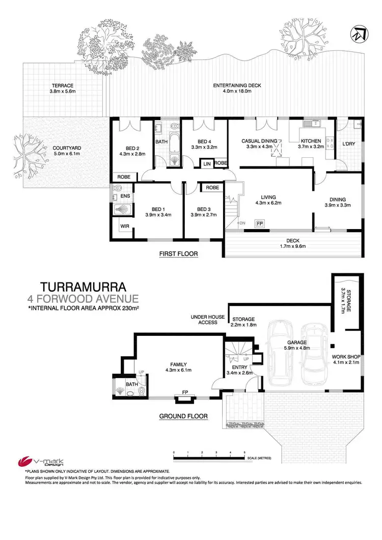Floorplan of Homely house listing, 4 Forwood Avenue, Turramurra NSW 2074