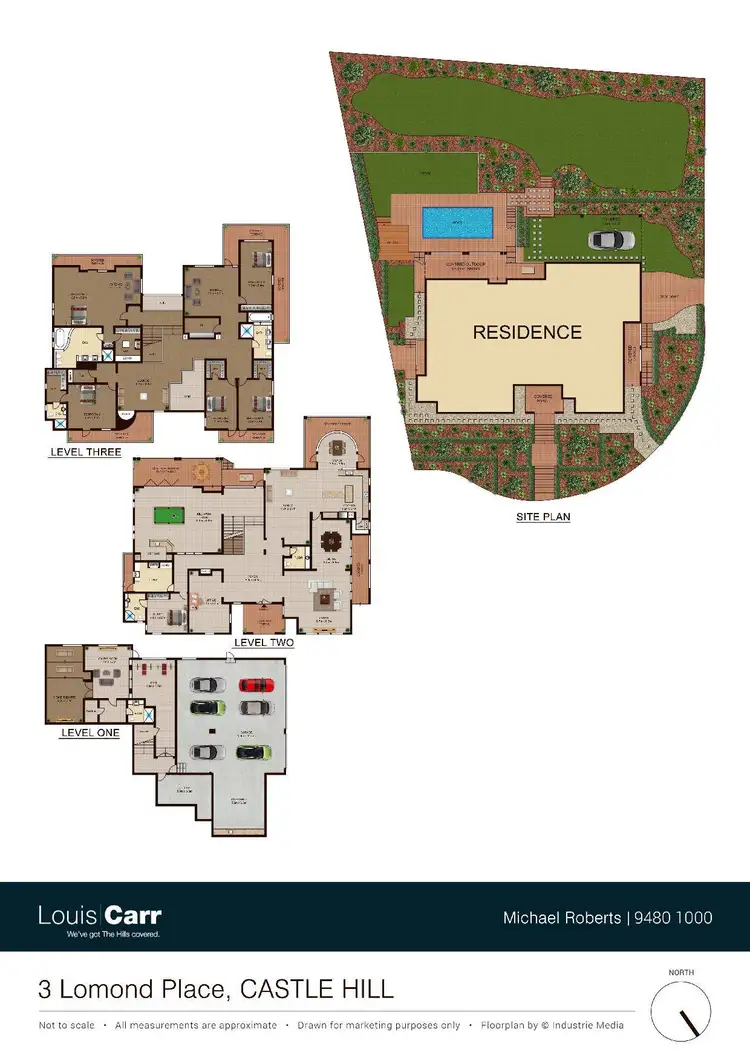 Floorplan of Homely house listing, 3 Lomond Place, Castle Hill NSW 2154