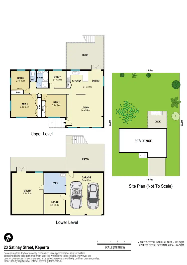 Floorplan of Homely house listing, 23 Satinay Street, Keperra QLD 4054