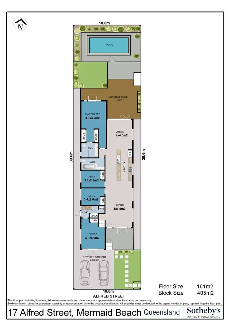 Floorplan of Homely house listing, 17 Alfred Street, Mermaid Beach QLD 4218