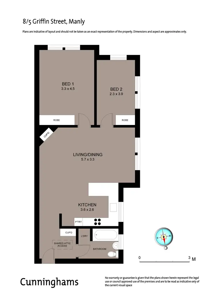 Floorplan of Homely unit listing, 8/5 Griffin Street, Manly NSW 2095