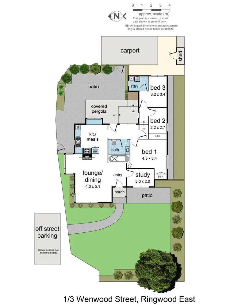 Floorplan of Homely house listing, 1/3 Wenwood Street, Ringwood East VIC 3135