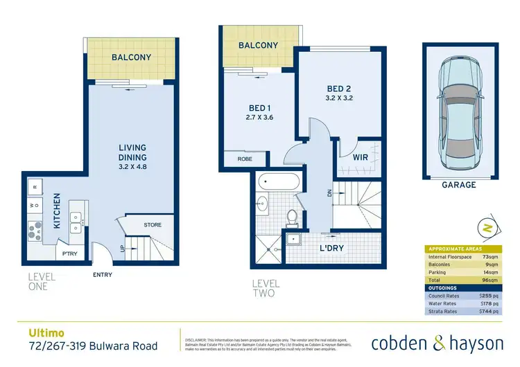 Floorplan of Homely apartment listing, 72/267-319 Bulwara Road, Ultimo NSW 2007