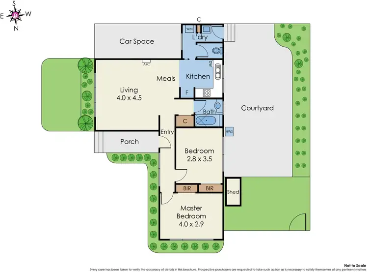 Floorplan of Homely unit listing, 1/4 Gipps Avenue, Mordialloc VIC 3195