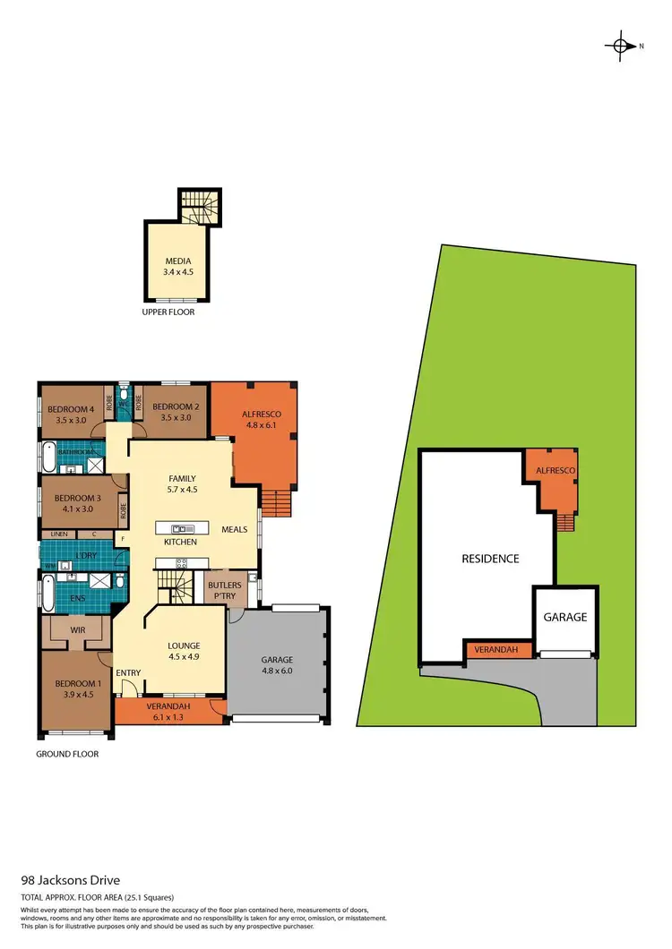 Floorplan of Homely house listing, 98 Jackson Drive, Drouin VIC 3818