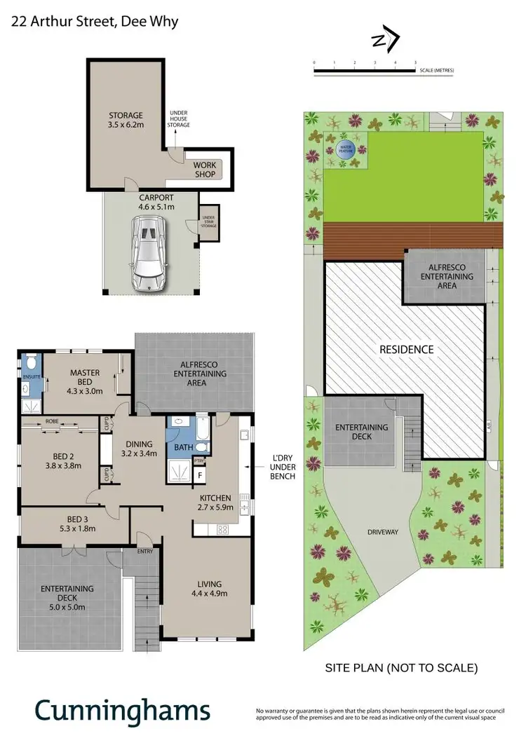 Floorplan of Homely house listing, 22 Arthur Street, Dee Why NSW 2099