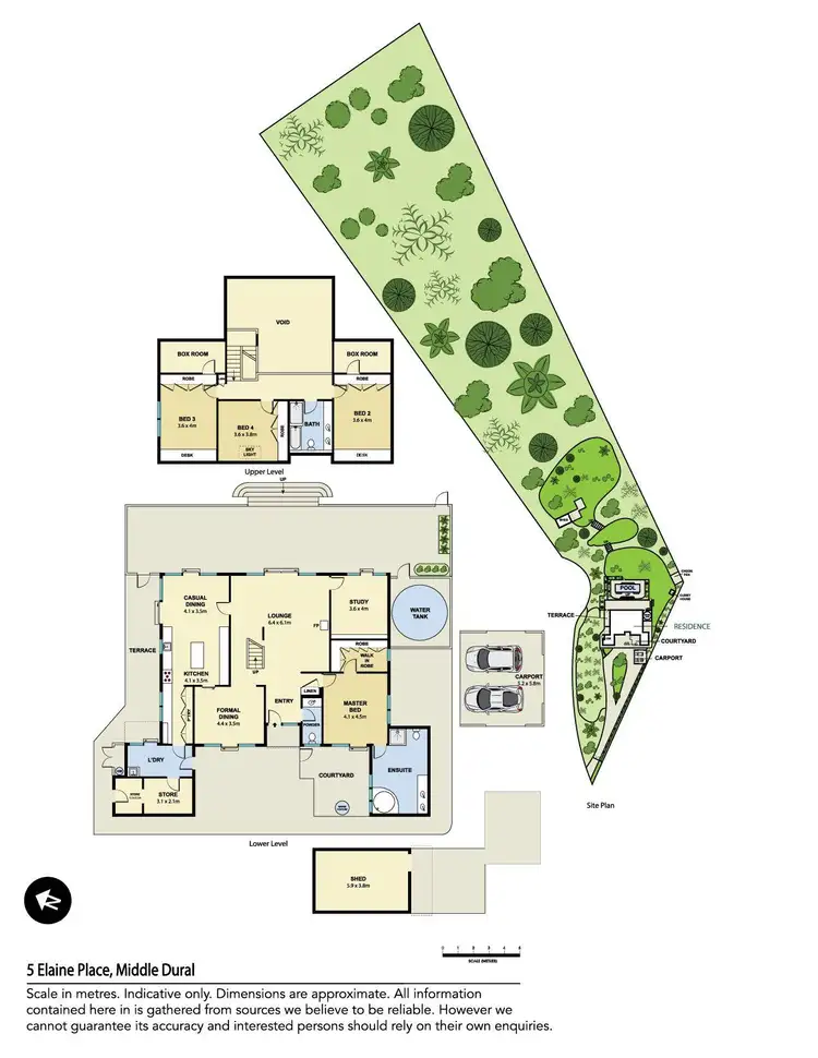Floorplan of Homely rural property listing, 5 Elaine Place, Middle Dural NSW 2158