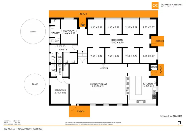 Floorplan of Homely rural property listing, 182 Muller Road, Mount George SA 5155
