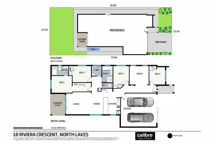 Floorplan of Homely house listing, 18 Riviera Crescent, North Lakes QLD 4509