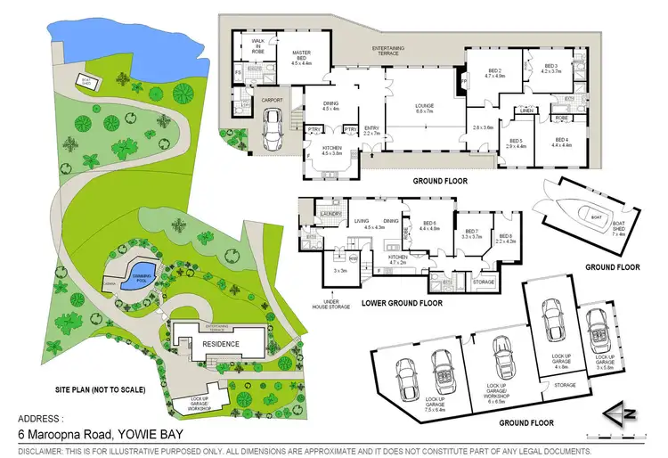 Floorplan of Homely house listing, 6 Maroopna Road, Yowie Bay NSW 2228
