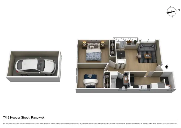 Floorplan of Homely unit listing, 7/19 Hooper Street, Randwick NSW 2031
