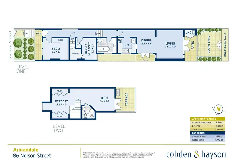 Floorplan of Homely house listing, 86 Nelson Street, Annandale NSW 2038