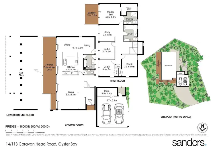 Floorplan of Homely townhouse listing, 14/113-115 Caravan Head Road, Oyster Bay NSW 2225