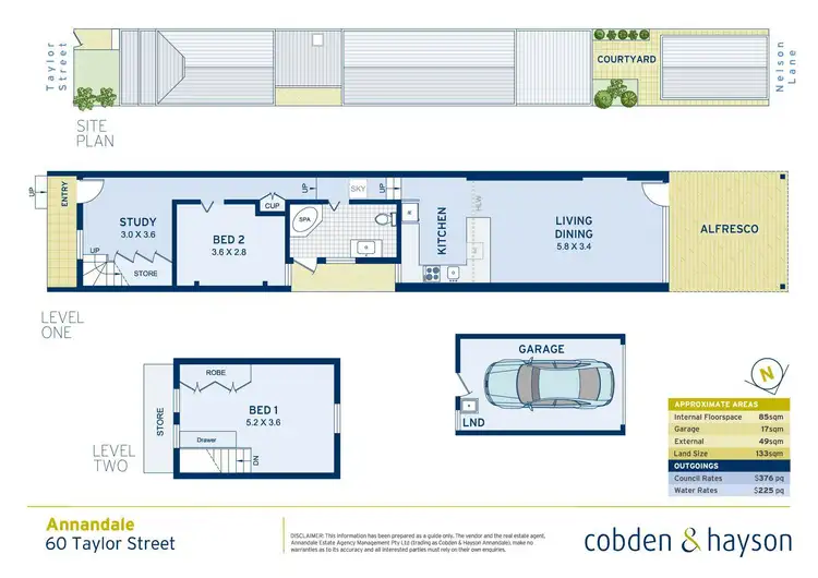 Floorplan of Homely house listing, 60 Taylor Street, Annandale NSW 2038