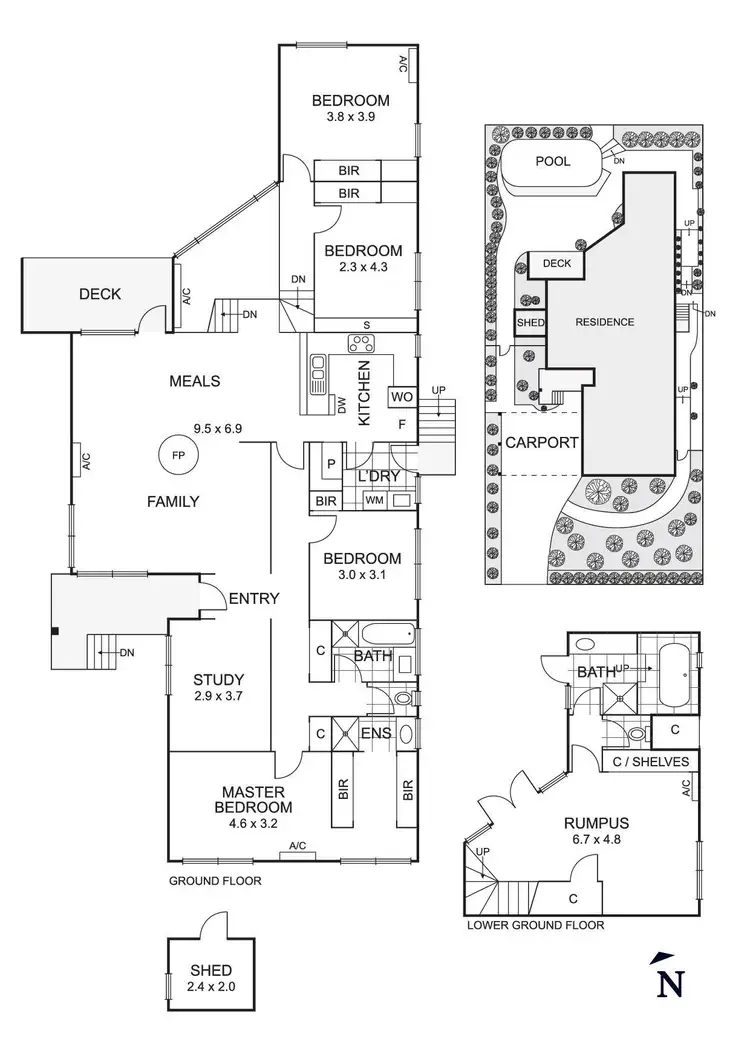 Floorplan of Homely house listing, 23 Latrobe Street, Bulleen VIC 3105