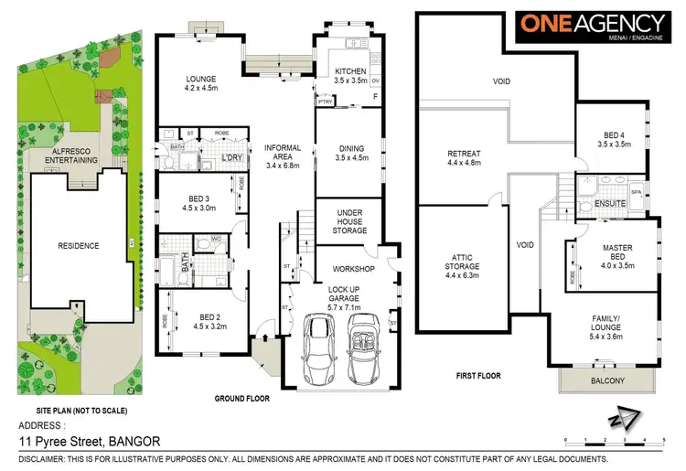 Floorplan of Homely house listing, 11 Pyree Street, Bangor NSW 2234
