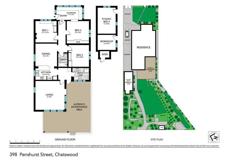 Floorplan of Homely house listing, 398 Penshurst Street, Chatswood NSW 2067