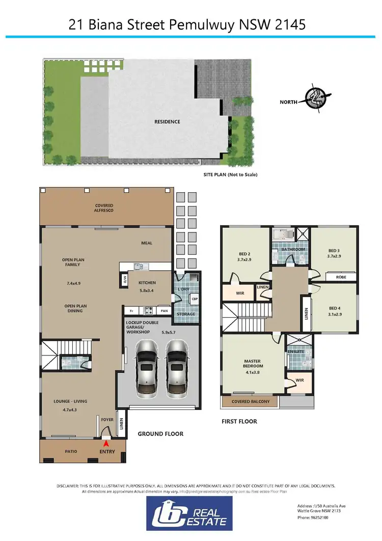 Floorplan of Homely house listing, 21 Biana Street, Pemulwuy NSW 2145