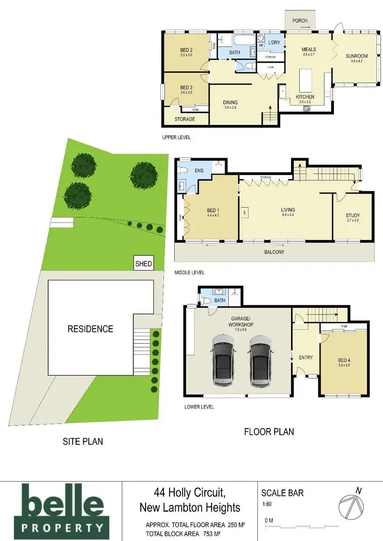 Floorplan of Homely house listing, 44 Holly Circuit, New Lambton Heights NSW 2305