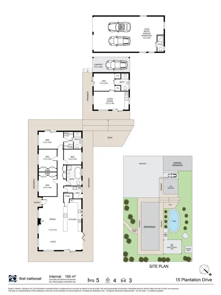 Floorplan of Homely house listing, 15 Plantation Drive, Ewingsdale NSW 2481