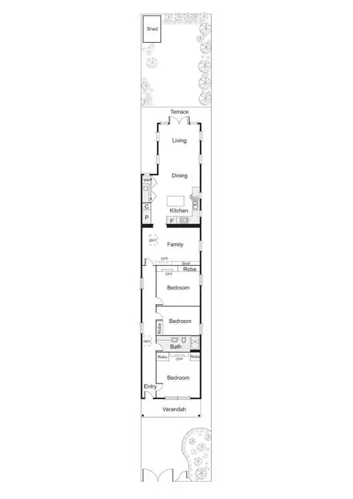 Floorplan of Homely house listing, 98 Tennyson Street, Elwood VIC 3184