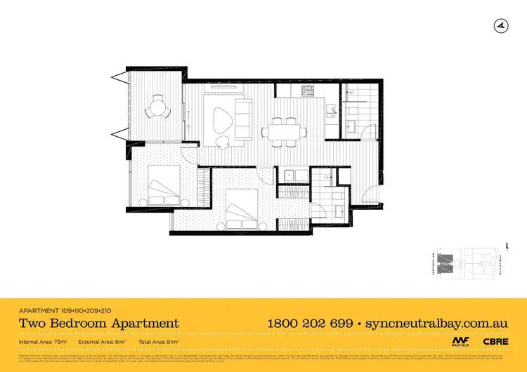 Floorplan of Homely apartment listing, 110/138-146 Military Road, Neutral Bay NSW 2089