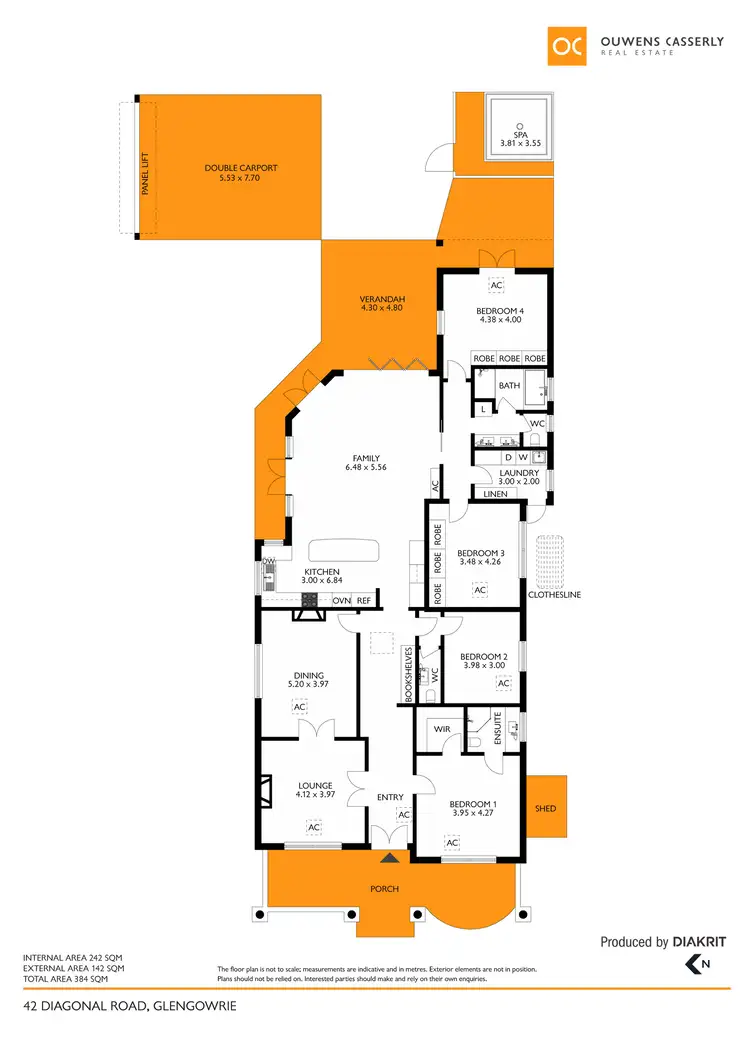 Floorplan of Homely house listing, 42 Diagonal Road, Glengowrie SA 5044