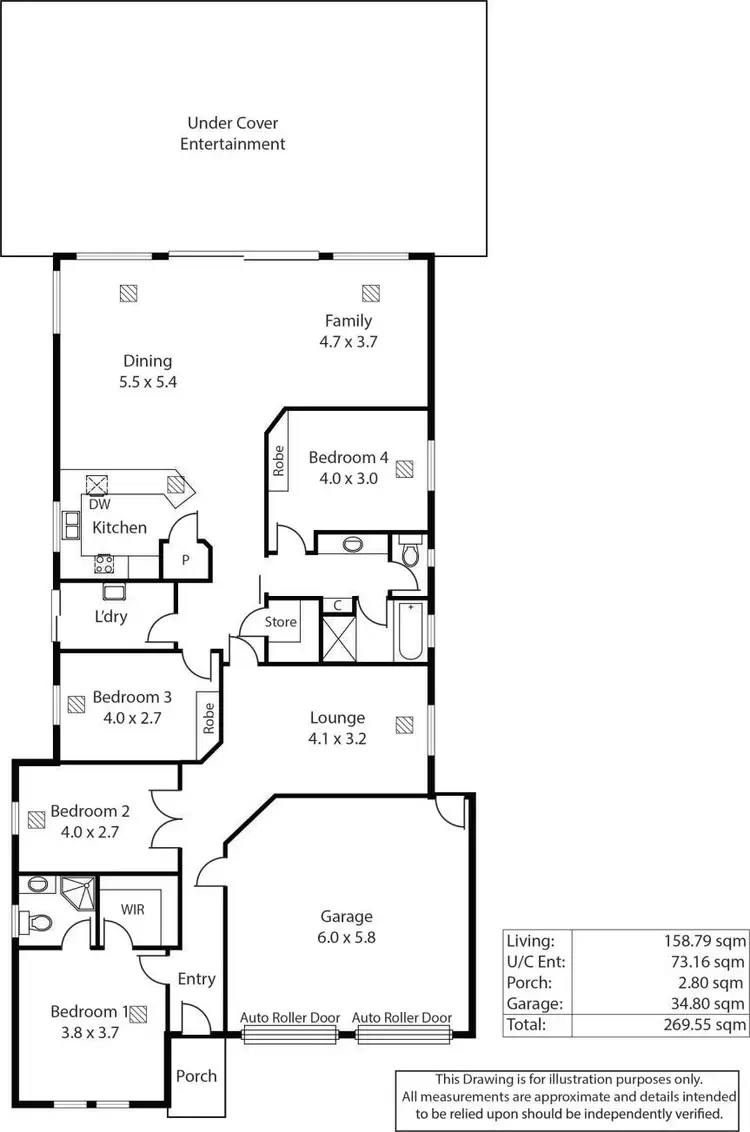 Floorplan of Homely house listing, 4B Frederick Street, Magill SA 5072