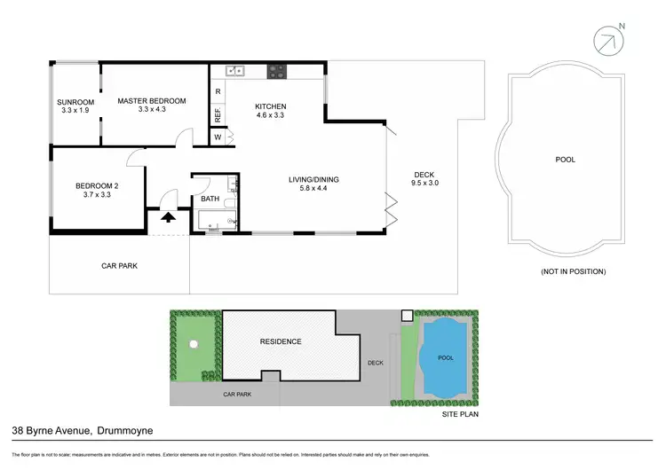 Floorplan of Homely house listing, 38 Byrne Avenue, Drummoyne NSW 2047