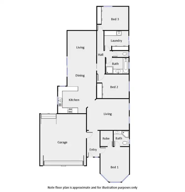 Floorplan of Homely house listing, 141 Dyar Avenue, Mildura VIC 3500
