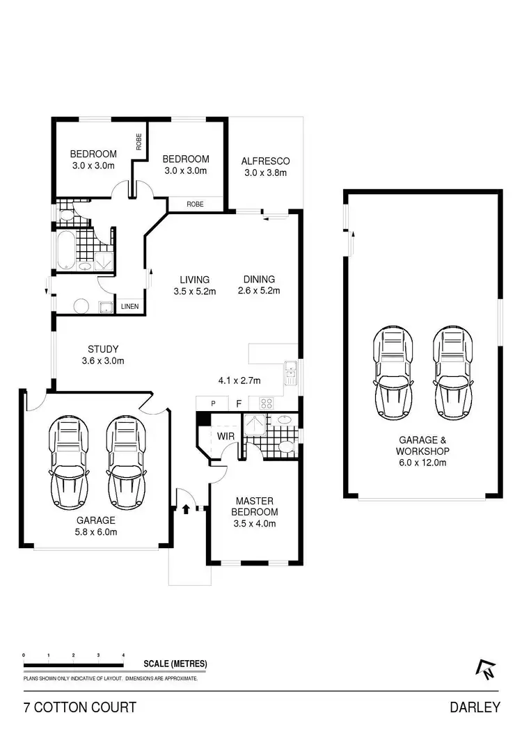 Floorplan of Homely house listing, 7 Cotton Court, Darley VIC 3340