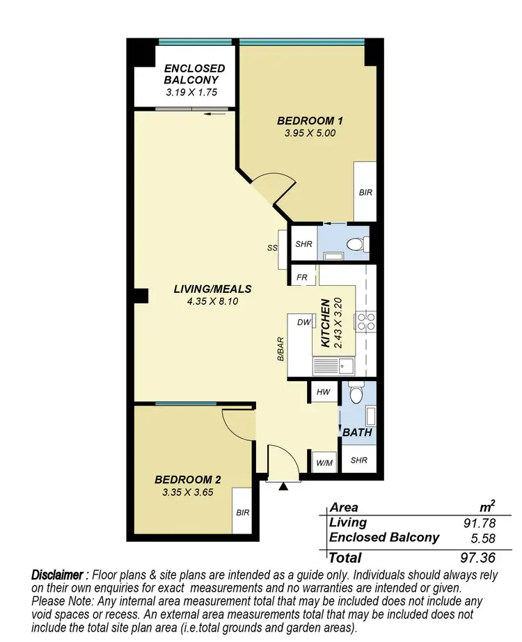 Floorplan of Homely apartment listing, 63/65 King William Street, Adelaide SA 5000