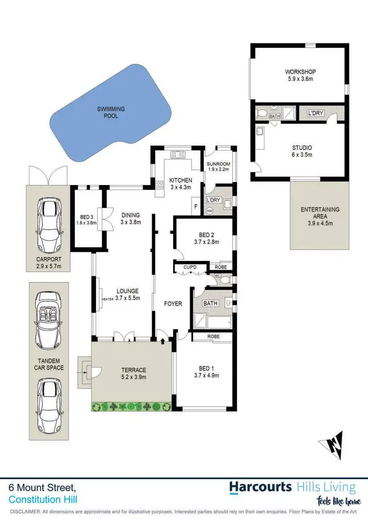 Floorplan of Homely house listing, 6 Mount Street, Constitution Hill NSW 2145