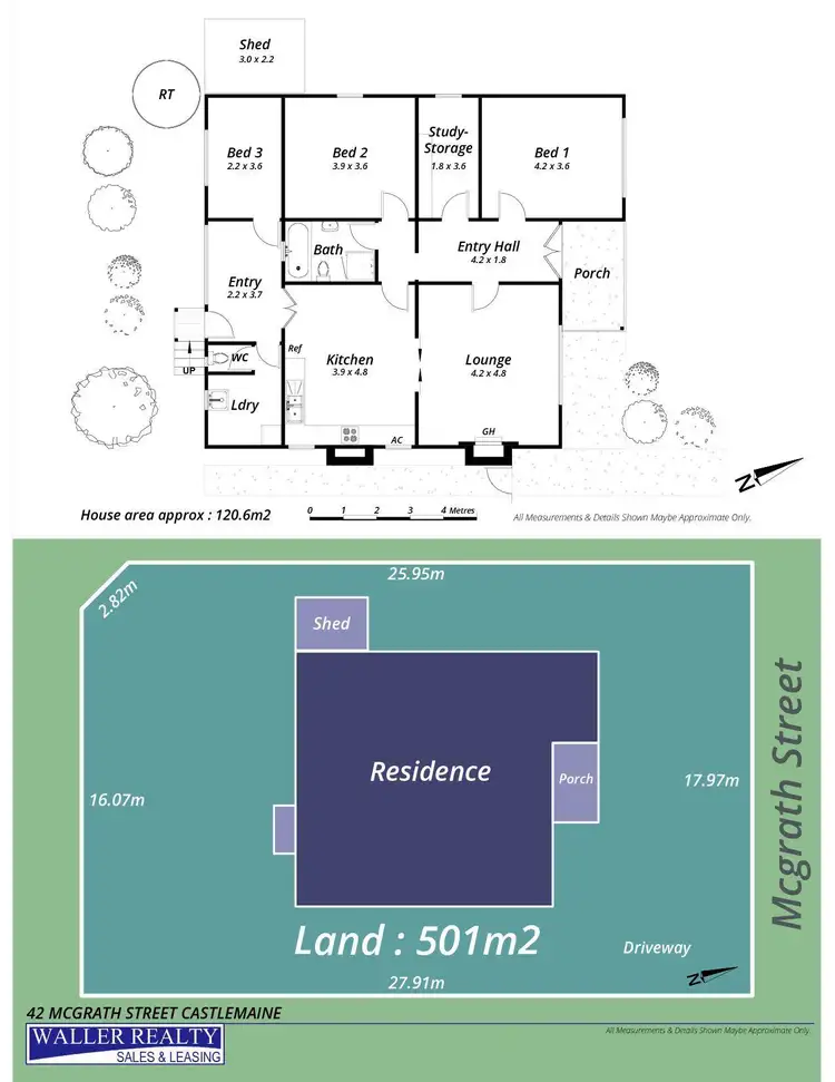 Floorplan of Homely house listing, 42 McGrath Street, Castlemaine VIC 3450