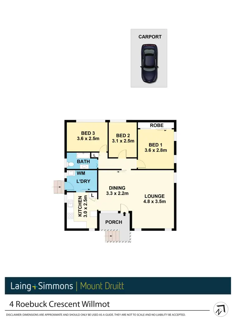 Floorplan of Homely house listing, 4 Roebuck Crescent, Willmot NSW 2770