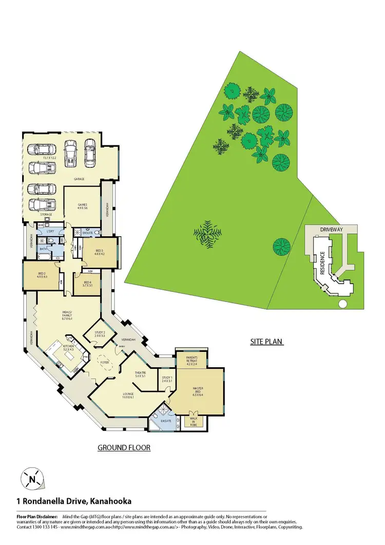 Floorplan of Homely house listing, 1 Rondanella Drive, Kanahooka NSW 2530