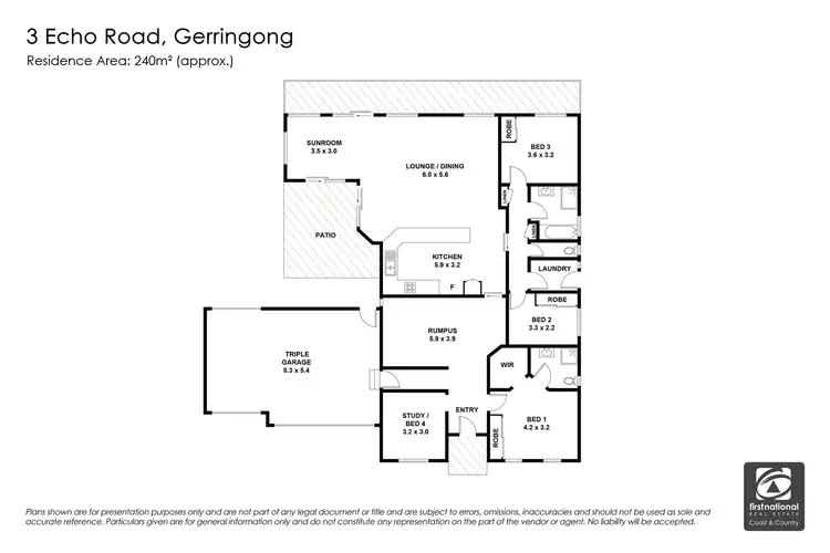 Floorplan of Homely house listing, 3 Echo Road, Gerringong NSW 2534