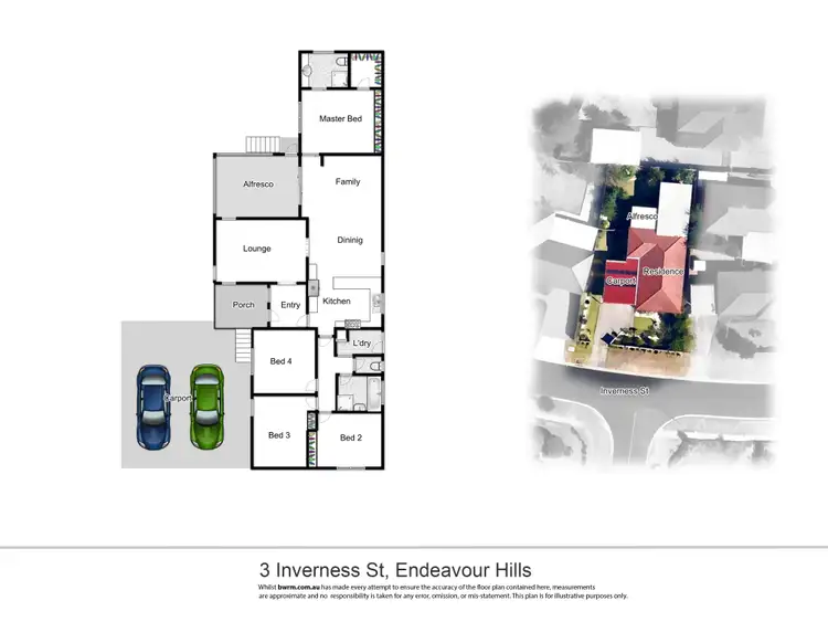 Floorplan of Homely house listing, 3 Inverness Street, Endeavour Hills VIC 3802