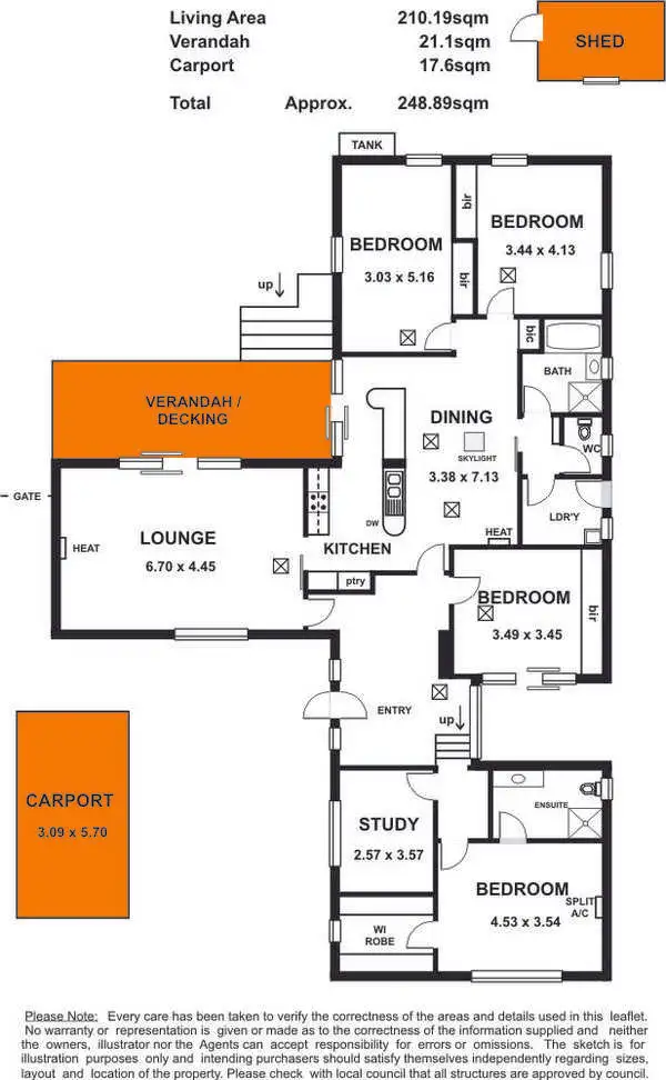 Floorplan of Homely house listing, 8 Dryden Avenue, Hazelwood Park SA 5066