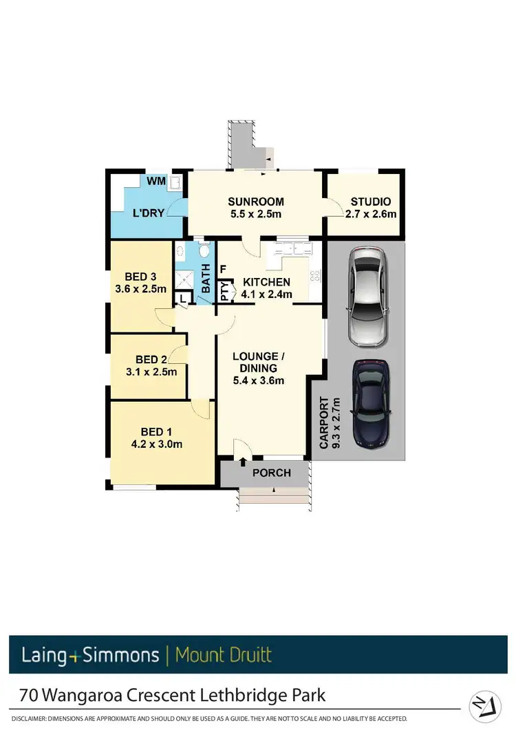 Floorplan of Homely house listing, 70 Wangaroa Crescent, Lethbridge Park NSW 2770
