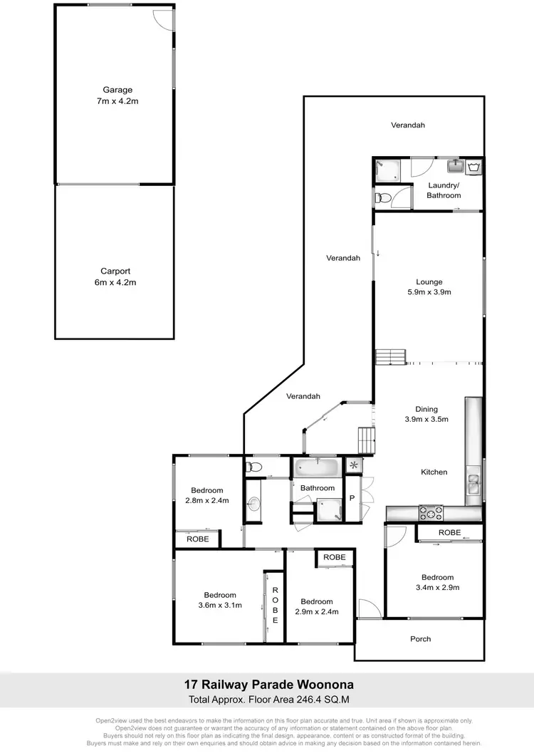Floorplan of Homely house listing, 17 Railway Parade, Woonona NSW 2517